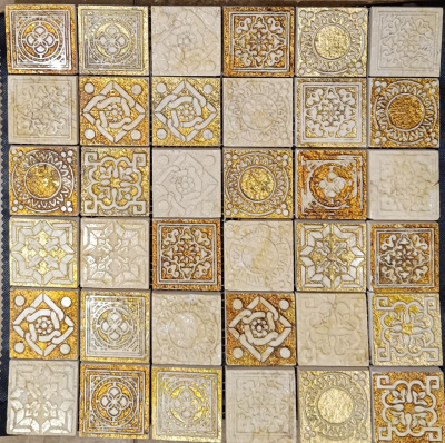 Мозаїка Peronda 1A мозаїка 30*30 кремова золота