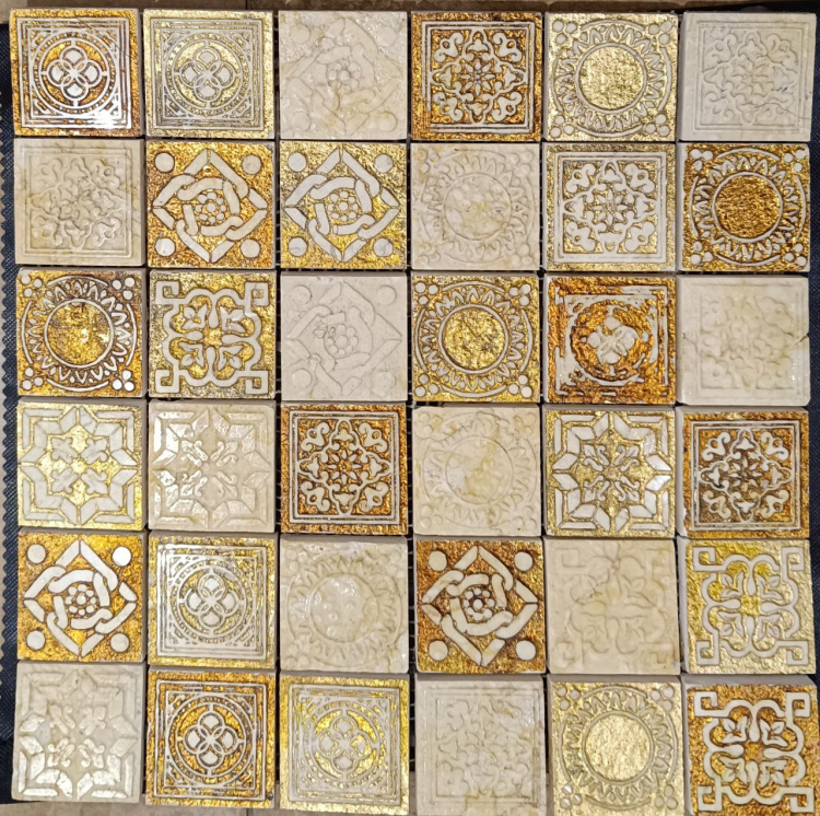 Мозаїка Peronda 1A мозаїка 30*30 кремова золота