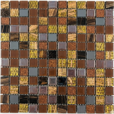 Мозаїка скляна V-MOS A25 Marron Glass Mozaico de Lux
