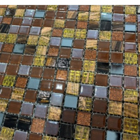 Мозаїка скляна V-MOS A25 Marron Glass Mozaico de Lux