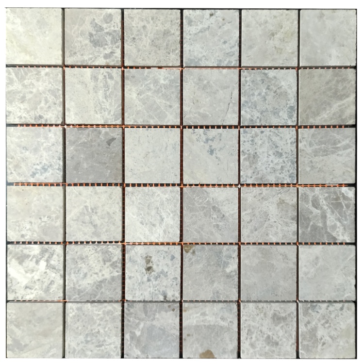 Мозаїка з мармуру Матова МКР-3СН (47x47) Emperador Light G