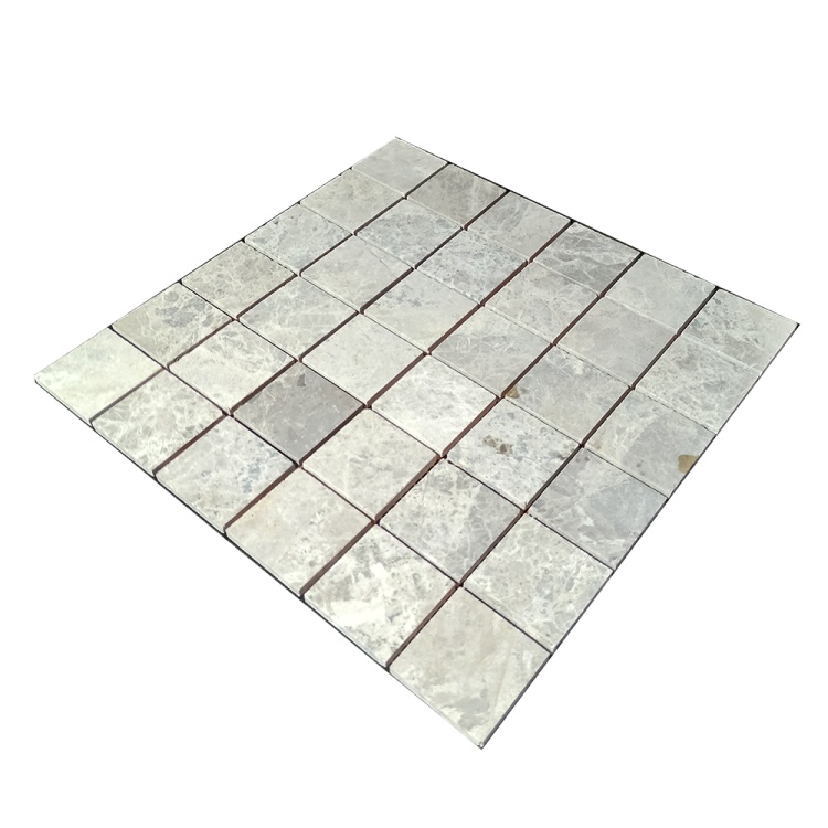 Мозаїка з мармуру Матова МКР-3СН (47x47) Emperador Light G