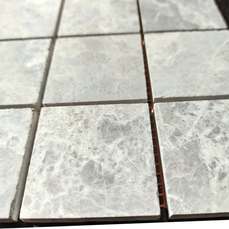 Мозаїка з мармуру Матова МКР-3СН (47x47) Emperador Light G