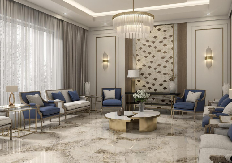 Мозаїка Dune 188522 Baikal Warm 27*21,2 бежева під мармур