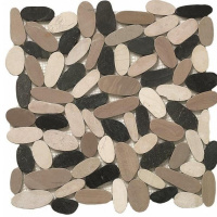 Мозаика Dune 185913 Pebbles Light 30.5*31.5 бежевая черная Мозаика Dune 185913 Pebbles Light 30.5*31.5 бежевая черная