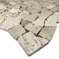 Мозаїка з травертину Матова МКР-ХСВ (хаотична) Travertine Classic Мозаїка з травертину Матова МКР-ХСВ (хаотична) Travertine Classic