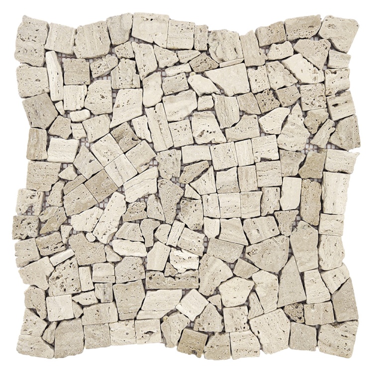 Мозаїка з травертину Матова МКР-ХСВ (хаотична) Travertine Classic