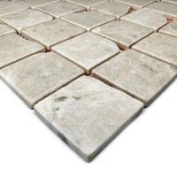 Мозаика из мрамора Матовая МКР-3СВА (47x47) Victoria Beige MB Мозаика из мрамора Матовая МКР-3СВА (47x47) Victoria Beige MB