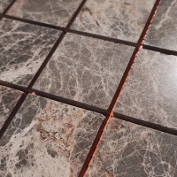 Мозаика из мрамора Полированная МКР-3П (47x47) Emperador Mix