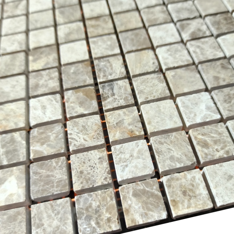 Мозаїка з мармуру Полірована МКР-4П (15x15) Emperador Light G