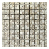 Мозаїка з мармуру Полірована МКР-4П (15x15) Emperador Light G