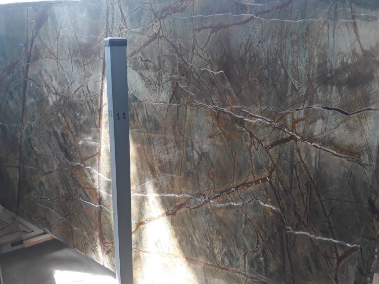 Bidasar Green, Мраморный слэб (сляб) 20мм