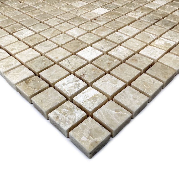 Мозаїка з мармуру Полірована МКР-4П (15x15) Victoria Beige MB
