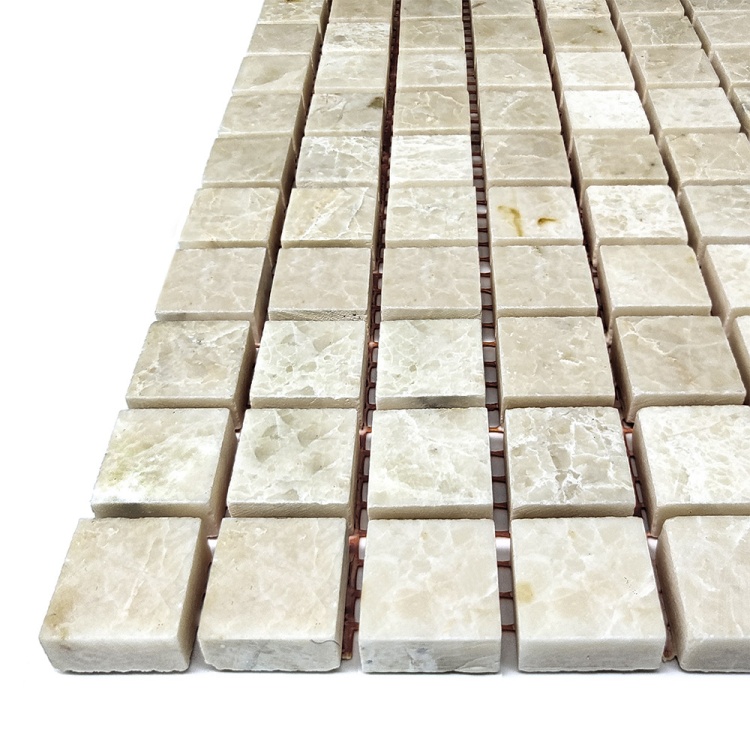 Мозаїка з мармуру Полірована МКР-4П (15x15) Victoria Beige MB