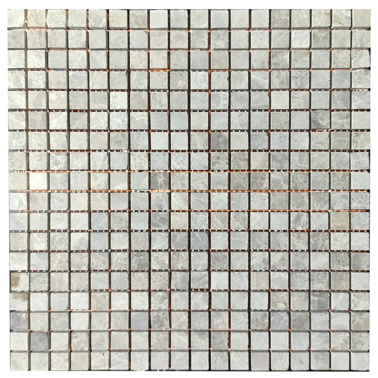 Мозаїка з мармуру Матова МКР-4СН (15x15) Emperador Light G