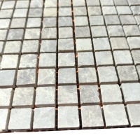 Мозаїка з мармуру Матова МКР-4СН (15x15) Emperador Light G