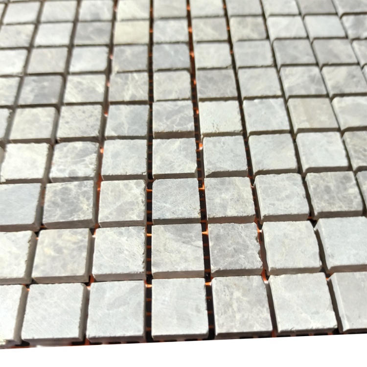 Мозаїка з мармуру Матова МКР-4СН (15x15) Emperador Light G