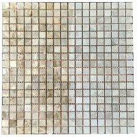 Мозаїка з мармуру Матова МКР-4СН (15x15) Emperador Light G