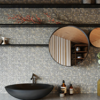 Мозаїка з керамограніту Kotto Ceramica MI7 10200414C Bucchero 300 x 300 х 10 (прямокутник 10 x 20)