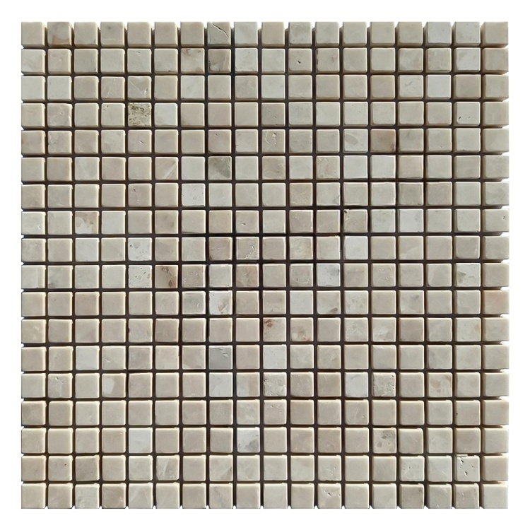 Мозаика из мрамора Матовая МКР-4СВ (15x15) Victoria Beige MB