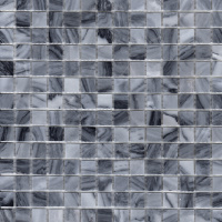 Мозаїка з мармуру D-CORE ZM-8811M Grey Marble 20x20x4 (305x305) мм глянцева на сітці