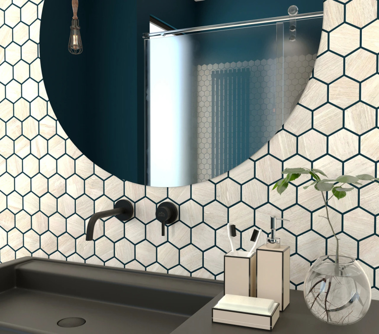 Мозаїка керамічна Kotto Ceramica HEXAGON HP 6004 295 х 295 х 9