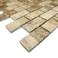 Мозаїка з травертину Полірована МКР-11П (47x23) Travertine Classic Мозаїка з травертину Полірована МКР-11П (47x23) Travertine Classic