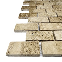 Мозаїка з травертину Полірована МКР-11П (47x23) Travertine Classic Мозаїка з травертину Полірована МКР-11П (47x23) Travertine Classic
