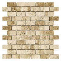 Мозаїка з травертину Полірована МКР-11П (47x23) Travertine Classic Мозаїка з травертину Полірована МКР-11П (47x23) Travertine Classic