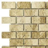 Мозаїка з травертину Полірована МКР-11П (47x23) Travertine Classic Мозаїка з травертину Полірована МКР-11П (47x23) Travertine Classic