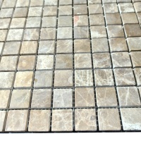 Мозаика из мрамора Матовая МКР-2СВ (23x23) Emperador Light D
