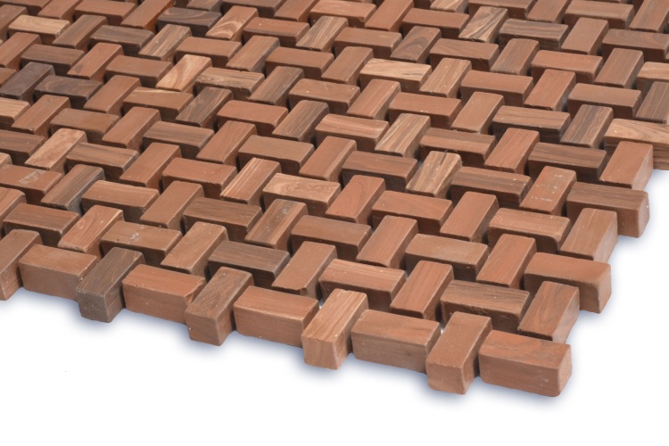 Мозаїка з керамограніту Kotto Ceramica MI7 10200416C Noce 300 x 300 х 10 (прямокутник 10 x 20)