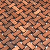 Мозаїка з керамограніту Kotto Ceramica MI7 10200416C Noce 300 x 300 х 10 (прямокутник 10 x 20)