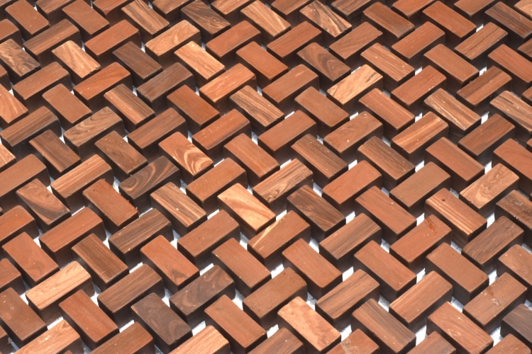 Мозаїка з керамограніту Kotto Ceramica MI7 10200416C Noce 300 x 300 х 10 (прямокутник 10 x 20)