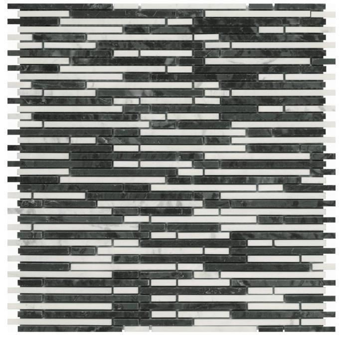 Мозаїка Dune 186890 Osiris 29.8*29.8 чорна біла