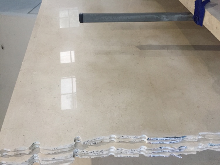 Crema Siena, Мармуровий сляб (сляб) 20мм