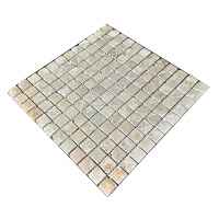 Мозаїка з мармуру Матова МКР-2СВА (23x23) Emperador Light D