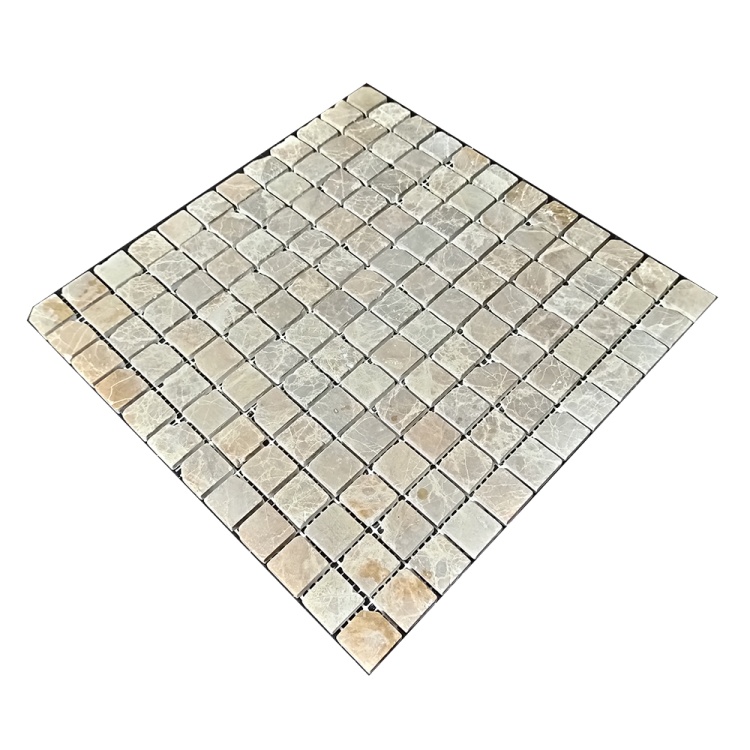 Мозаїка з мармуру Матова МКР-2СВА (23x23) Emperador Light D