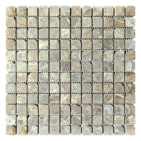 Мозаїка з мармуру Матова МКР-2СВА (23x23) Emperador Light D