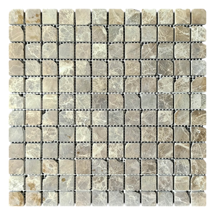 Мозаїка з мармуру Матова МКР-2СВА (23x23) Emperador Light D