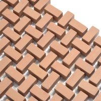 Мозаїка з керамограніту Kotto Ceramica MI7 10200417C Focato 300 x 300 х 10 (прямокутник 10 x 20)