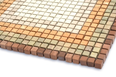 Мозаїка з керамограніту Kotto Ceramica MI7 DE 202 Sabbia\Solare\Dorato\Muschiato\Noce 300x300х10 (кубик 10x10)