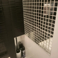 Мозаїка дзеркальна DecorStoneHub Zs-2x2-Z срібляста 274х274 мм в котедж та приватний будинок в бар Мозаїка дзеркальна DecorStoneHub Zs-2x2-Z срібляста 274х274 мм в котедж та приватний будинок в бар