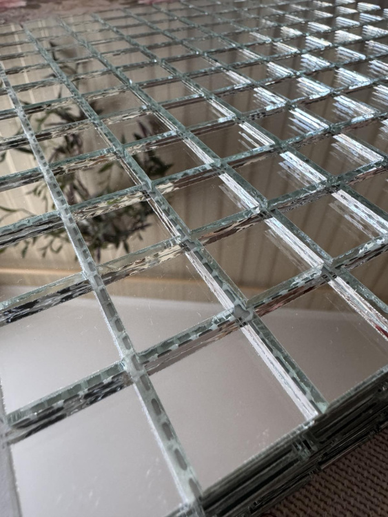 Мозаїка дзеркальна DecorStoneHub Zs-2x2-Z срібляста 274х274 мм в котедж та приватний будинок в бар