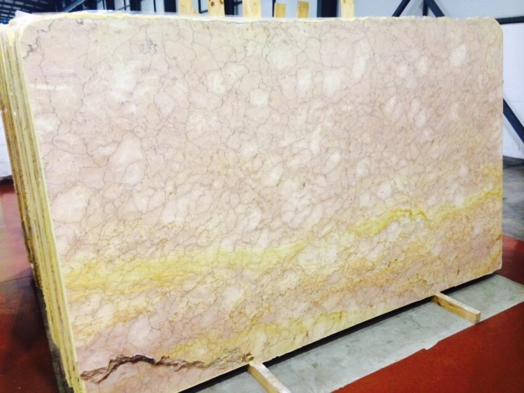 Crema Valencia, Мраморный слэб (сляб) 20мм