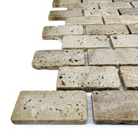 Мозаїка з травертину Матова МКР-11СВ (47x23) Travertine Classic