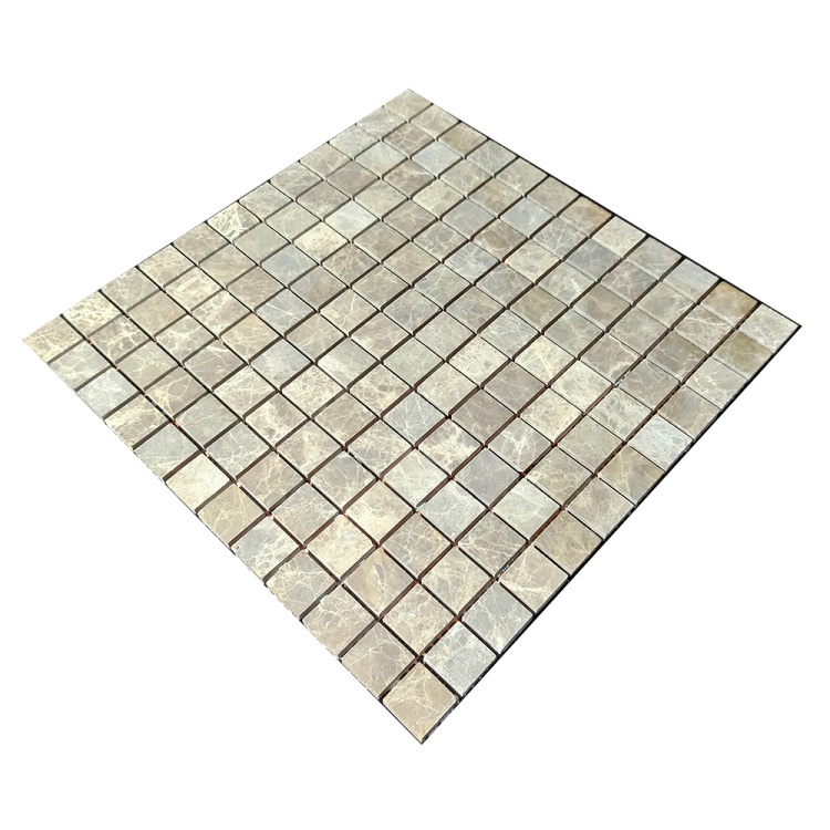 Мозаика из мрамора Матовая МКР-2СН (23x23) Emperador Light D