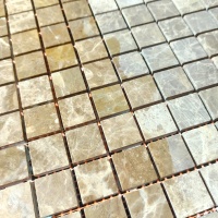 Мозаика из мрамора Матовая МКР-2СН (23x23) Emperador Light D
