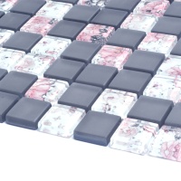 Мозаика стеклянная Kotto Ceramica GMP 0825009 С2 print 8/grey w mat   300 x 300 х 8   ( 25 х 25 )