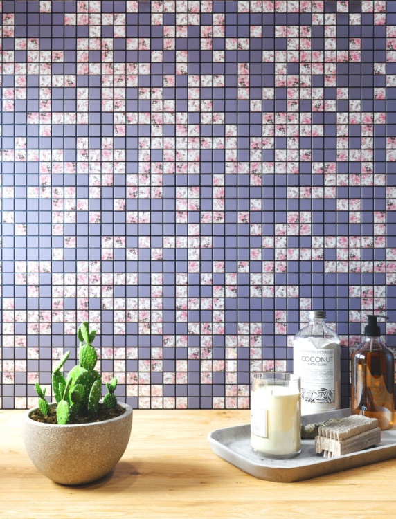 Мозаика стеклянная Kotto Ceramica GMP 0825009 С2 print 8/grey w mat   300 x 300 х 8   ( 25 х 25 )